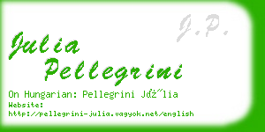 julia pellegrini business card